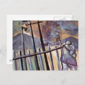 KOLMIJN UIT OM TE WERKEN BRIEFKAART (Voorkant / Achterkant)