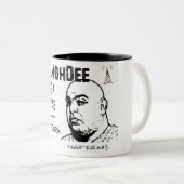 KolMohDee Posse-Mok Tweekleurige Koffiemok (Voorkant rechts)