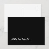 Köln bei Nacht Briefkaart (Voorkant / Achterkant)