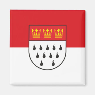 Koln city flag Duitstalige symbolen Keulen Köln Magneet
