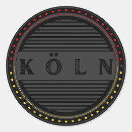 Köln City Pride Embleem – Duitse identiteit Ronde Sticker