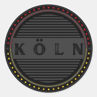 Köln City Pride Emblem – German Identity Ronde Sticker