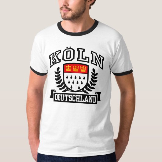 Koln Deutschland T-shirt (Voorkant)