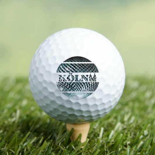 Köln Diskokugel in platina blau Golfballen