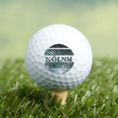 Köln Diskokugel in platina blau Golfballen (Insitu Shirt)