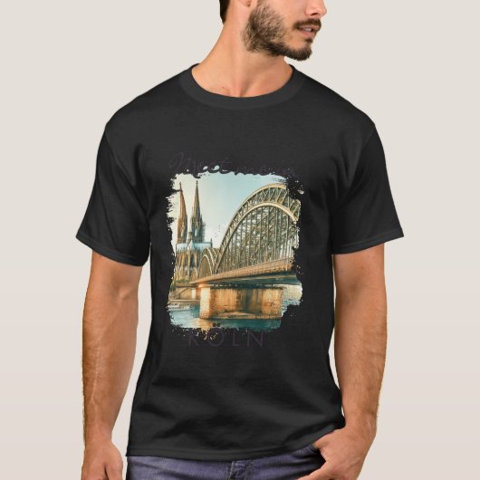 Koln Duitsland Reisreis Ontmoet me in Koln T-shirt (Voorkant)