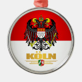 Koln (Keulen) 2 Metalen Ornament (Voorkant)