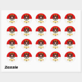 Koln (Keulen) 2 Ronde Sticker (Vel)