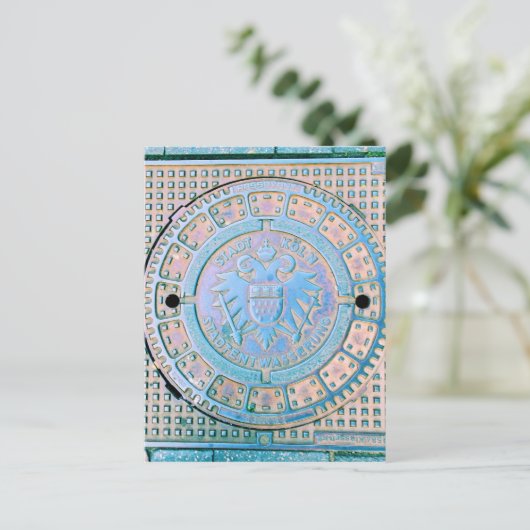 Koln (Keulen), Briefkaart Duitsland (Staand voorkant)