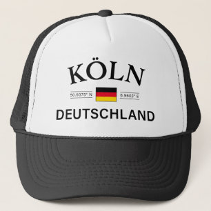 Koln (Keulen) Deutschland coördineert Duits Trucker Pet