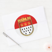 Koln (Keulen) Ronde Sticker (Envelop)
