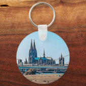 Köln Panorama Kölner Dom Schlüsselanhänger Sleutelhanger (Voorkant)