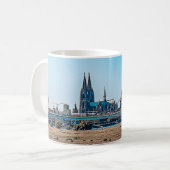 Köln Panorama mit Kölner Dom Tasse Kaffeetasse Koffiemok (Voorkant links)