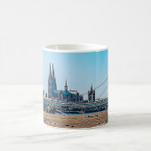 Köln Panorama mit Kölner Dom Tasse Kaffeetasse Koffiemok (Center)