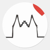 Köln Ronde Sticker (Voorkant)