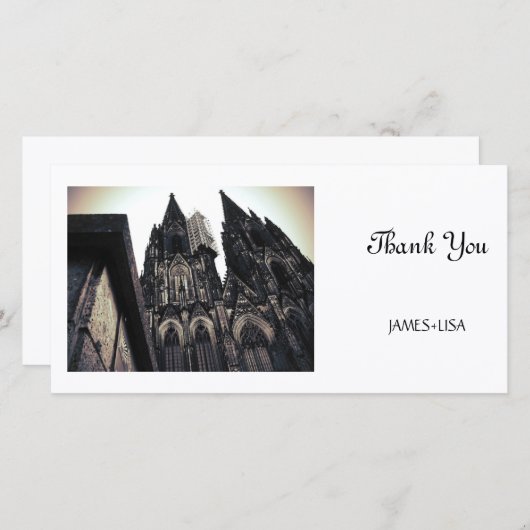 Kölner Dom Bedankkaart (Voorkant / Achterkant)