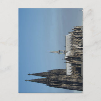 Kölner Dom in der Seitenansicht im Morgenlicht Briefkaart