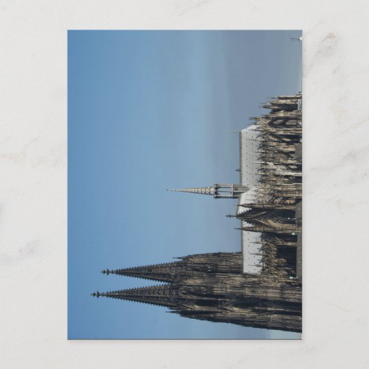 Kölner Dom in der Seitenansicht im Morgenlicht Briefkaart (Voorkant)