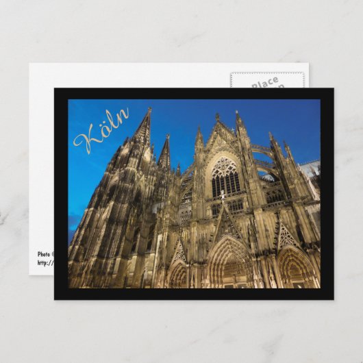 Kölner Dom/Keulen Cathedral Briefkaart (Voorkant / Achterkant)
