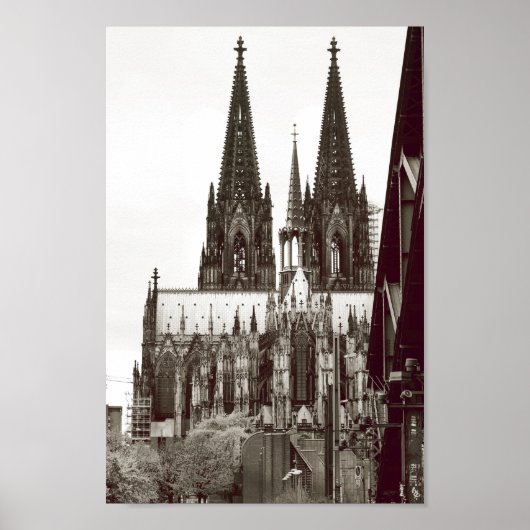 Kölner Dom/Keulen Kathedraal Foto Poster (Voorkant)