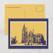 Kölner Dom (Kölner Dom) Briefkaart (Voorkant / Achterkant)