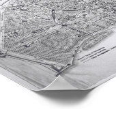 Kölner Stadtplan 1752 - Johann Valentin Reinhardt Poster (Hoek)