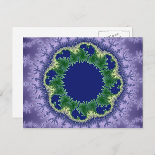 Kolo fractal art briefkaart (Voorkant / Achterkant)