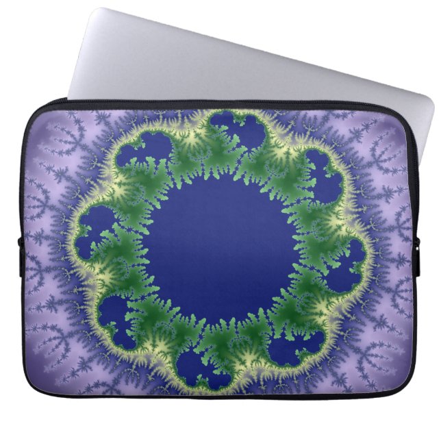 Kolo fractal art laptop sleeve (Voorkant)