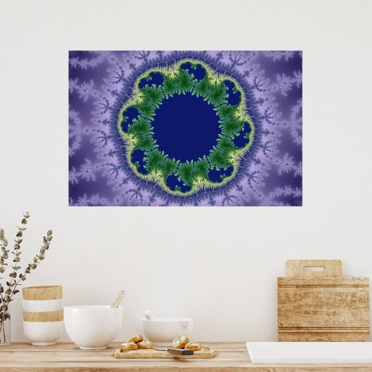 Kolo fractal art poster (Keuken)