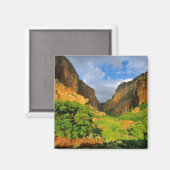 Kolob Canyon bij Zion Canyon in Zion National Magneet (Voorkant / Achterkant)