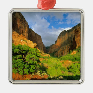 Kolob Canyon bij Zion Canyon in Zion National Metalen Ornament