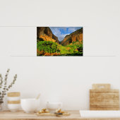 Kolob Canyon bij Zion Canyon in Zion National Poster (Keuken)