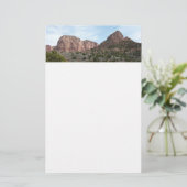 Kolob Canyons in Zion National Park Briefpapier (Staand voorkant)