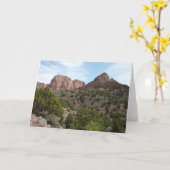 Kolob Canyons in Zion National Park Kaart (Gele Bloem)