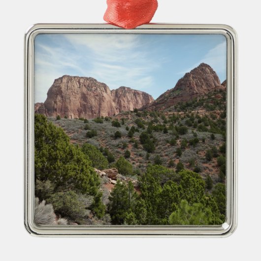Kolob Canyons in Zion National Park Metalen Ornament (Voorkant)