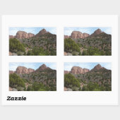 Kolob Canyons in Zion National Park Rechthoekige Sticker (Vel)