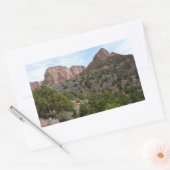 Kolob Canyons in Zion National Park Rechthoekige Sticker (Envelop)