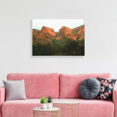 Kolob Canyons op Canvas Afdruk (Insitu (Woonkamer))
