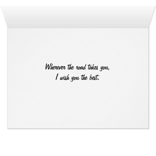 Kolob Canyons Road/Best Wishes (Sjabloon) (Binenzijde Horizontaal (Onderkant))