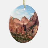 Kolob Canyons, Zion National Park, Utah, Verenigde Keramisch Ornament (Rechts)