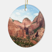 Kolob Canyons, Zion National Park, Utah, Verenigde Keramisch Ornament (Links)