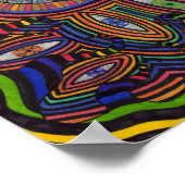 Koloedige chaos poster (Hoek)