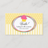 Kolofkoeken en snoepkoeken visitekaartje (Voorkant)