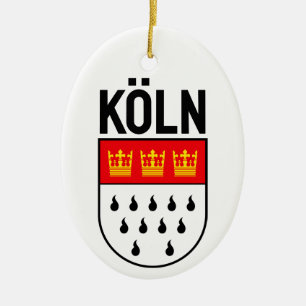 Kologne wapenschild (Duitsland) Keramisch Ornament