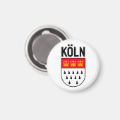Kologne wapenschild (Duitsland) Magneet (Voorkant / Achterkant)