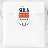 Kologne wapenschild (Duitsland) Ronde Sticker (Tas)