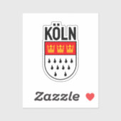 Kologne wapenschild (Duitsland) Sticker (Vel)