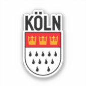 Kologne wapenschild (Duitsland) Sticker (Voorkant)