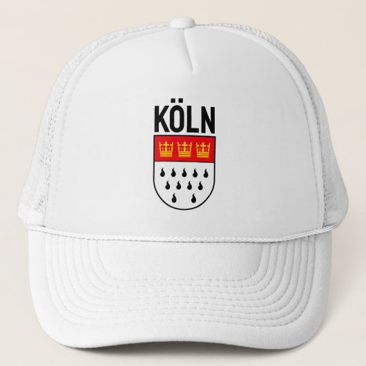 Kologne wapenschild (Duitsland) Trucker Pet (Voorkant)