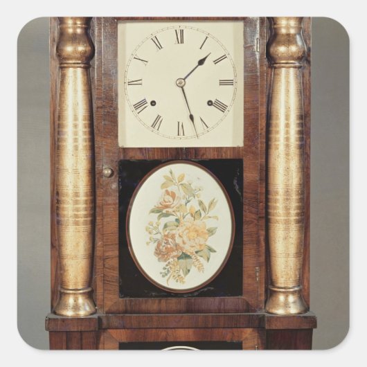 Kolom klok, c.1855 vierkante sticker (Voorkant)